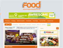 Tablet Screenshot of foodprocessing.com.au